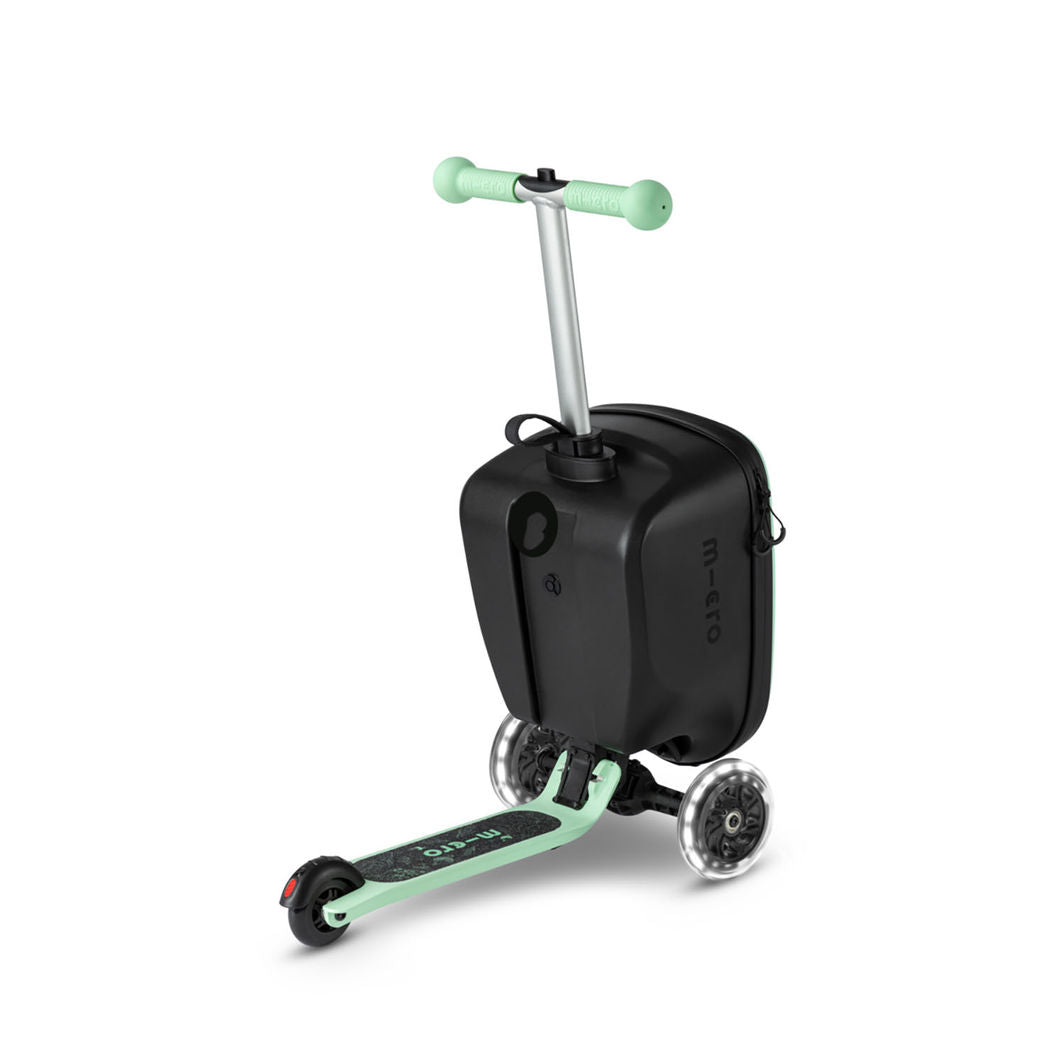 Micro Kuffert med sparkesykkel, Junior trillebag 13L – Mint