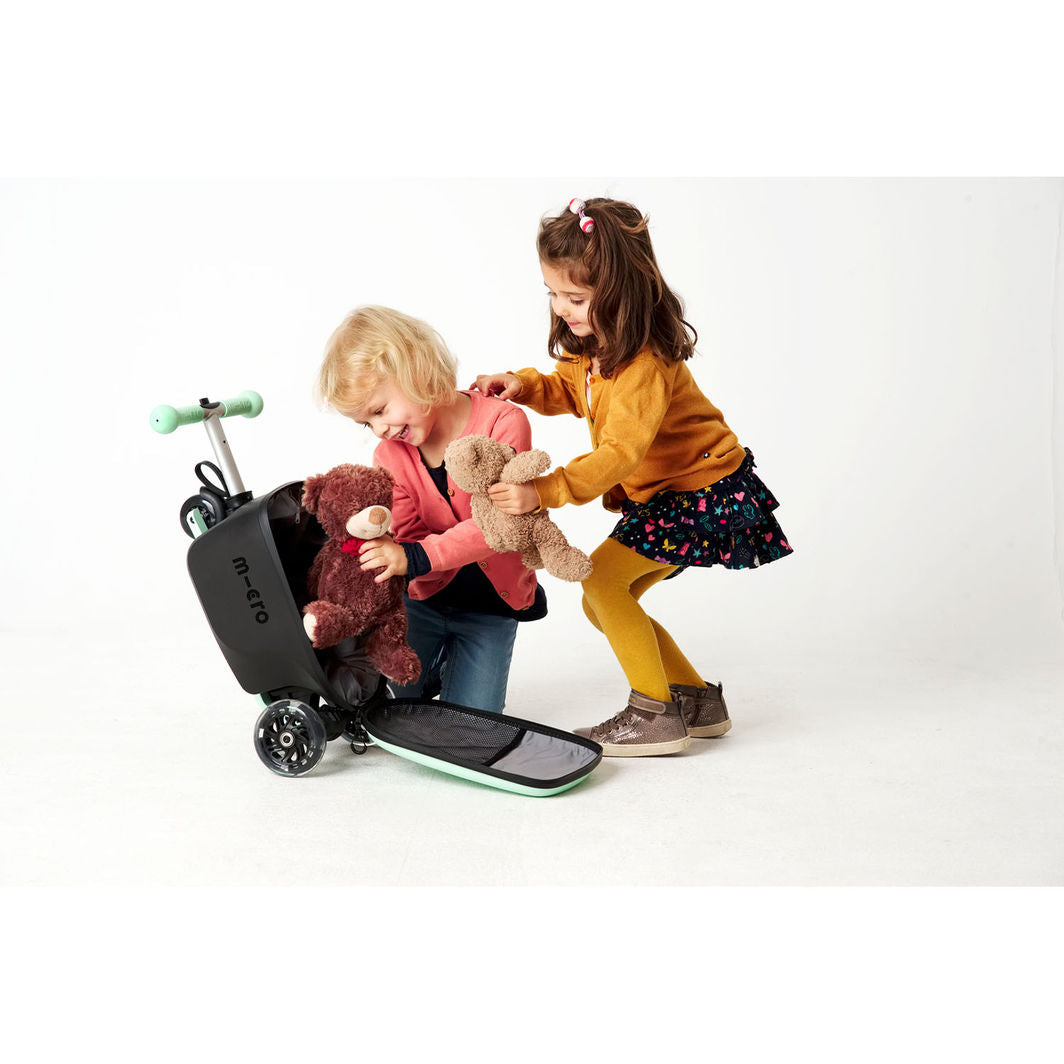 Micro Kuffert med sparkesykkel, Junior trillebag 13L – Mint
