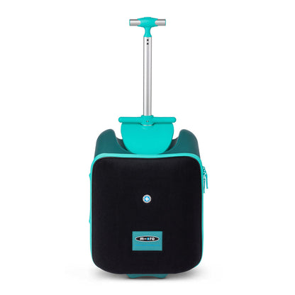 Micro Trolley Eazy Ride-On, Koffert barn kan sitte på - Forest Green