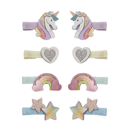 Mimi &amp; Lula 8 hårclips, Mini Dreamy My Little Unicorn
