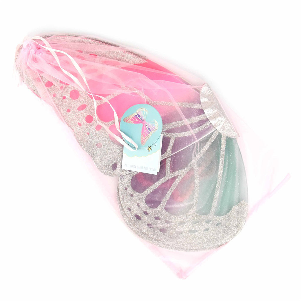 Den goda Fen utkledningstøy, sommerfuglvinger - Megaglitter