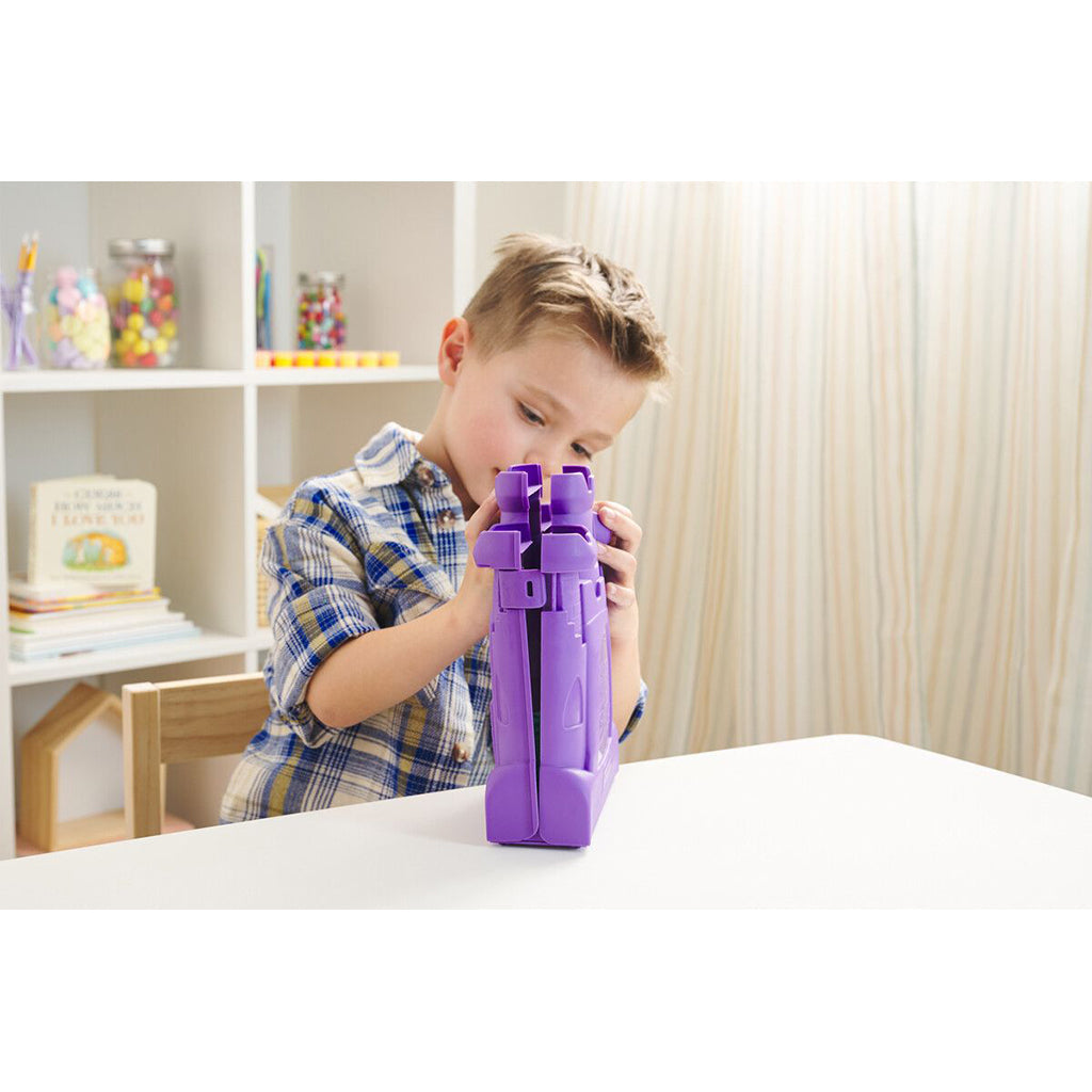 Kinetic Sand, Sandslott sammenleggbar eske - Limegrønn