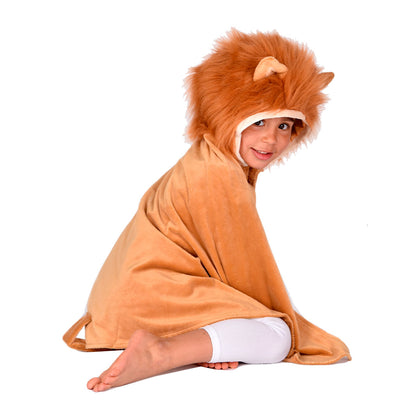Den goda Fen dyrekostyme, Løve Kappe - str. 3-8 år