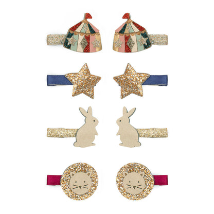 Mimi &amp; Lula - 8 hårspenner - Mini Circus