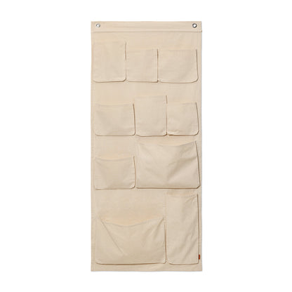 ferm Living Vægophæng m. lommer - XL off-white