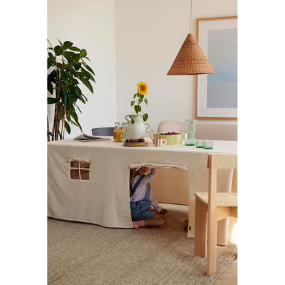 ferm Living legetelt til bord - off-white
