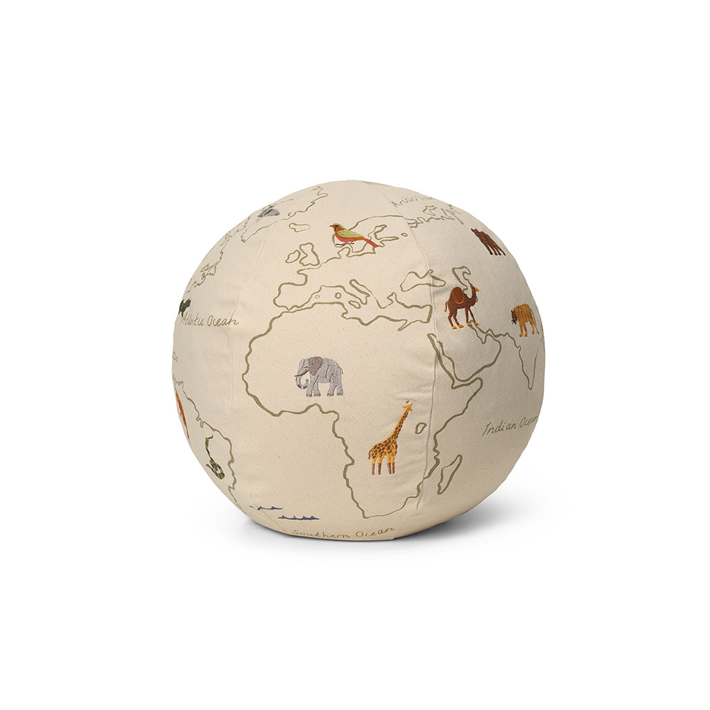 ferm Living puf, World - off-white