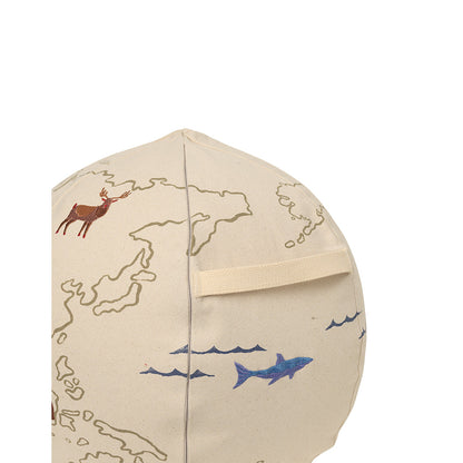 ferm Living puff, World - off-white