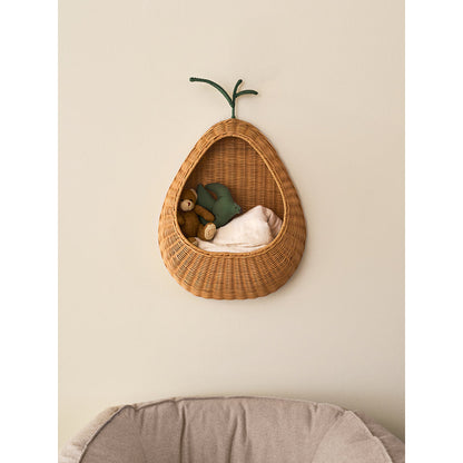 ferm Living Veggkurv, Pear Braided - Natural