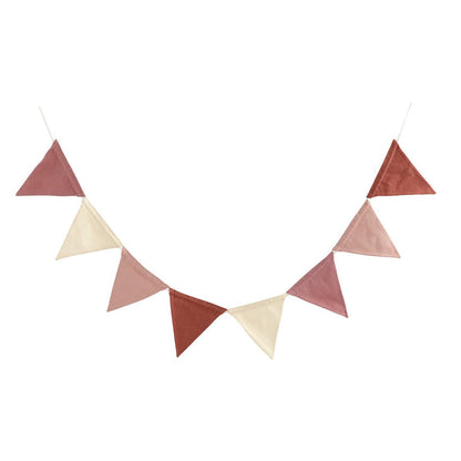 Sebra flagglenke, dobbeltsidig, Blossom pink - 2,5 meter