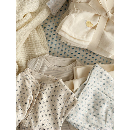 Fanga Fontana Bellini stofble, økologisk muslin, 3-pak – Punto blue