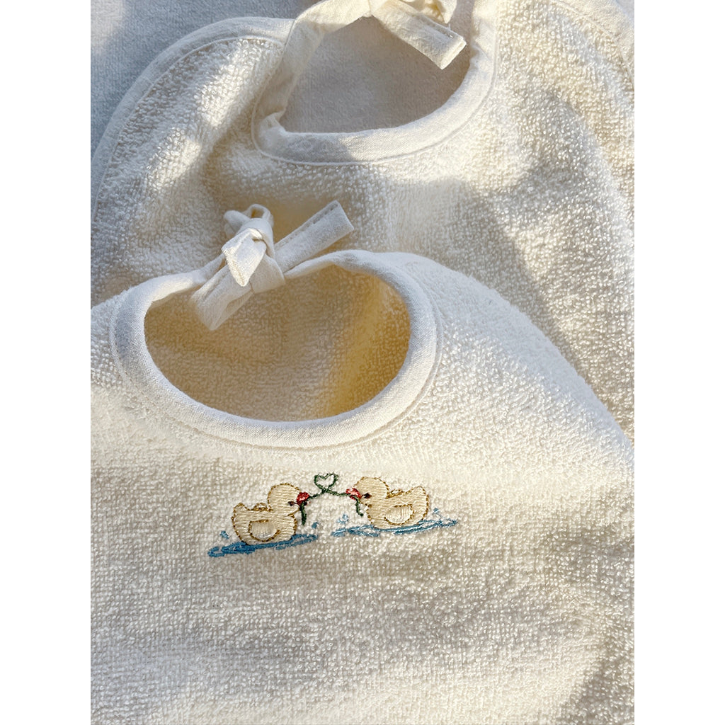 Fanga Fontana Fio Terry hagesmekke, GOTS, 2-pakning - Antique white