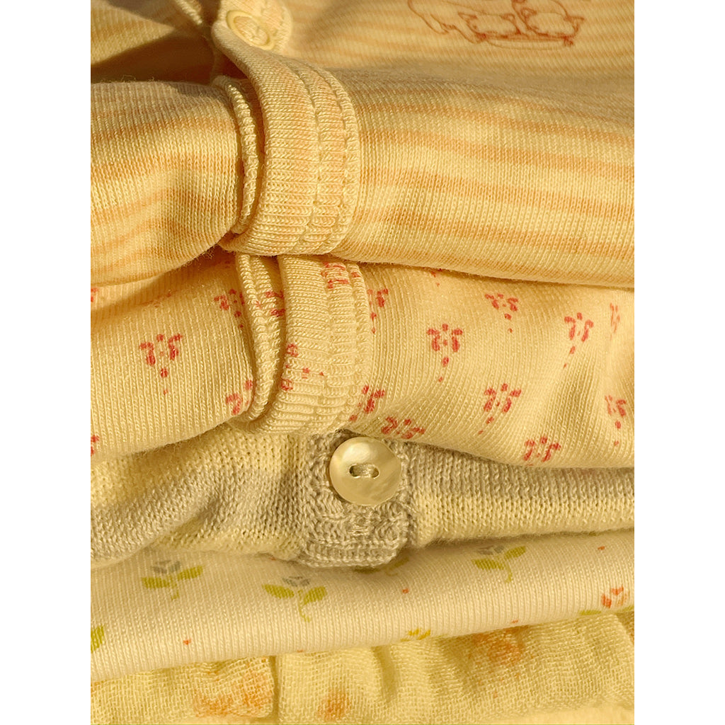 Fanga Fontana Bello bodystocking med lange ermer, Punto rosa - str. 1 - 6 mnd.