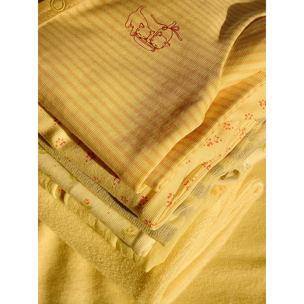 Fanga Fontana Bello bodystocking med lange ermer, Punto rosa - str. 1 - 6 mnd.