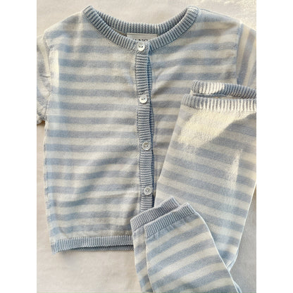Fanga Fontana Venti baby cardigan, økologisk, Gray dawn - str. 1 - 9 mnd.