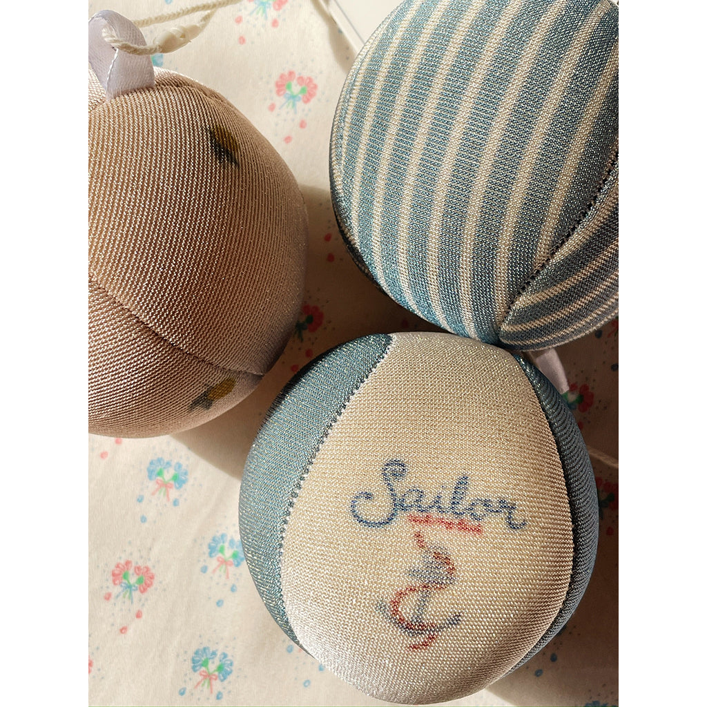 Konges Sløjd Neopren strandball, 3-pakning - Lemon