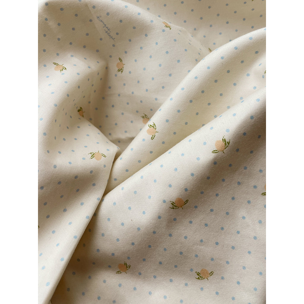 Konges Sløjd stoffbleie, økologisk muslin, 3-pakning – Lemon Dot