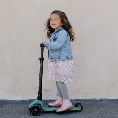 Scoot and Ride Highway Kick 3, sparkesykkel - LED Forest