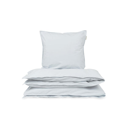 Studio Feder juniorsengetøy, økologisk percale - Light blue