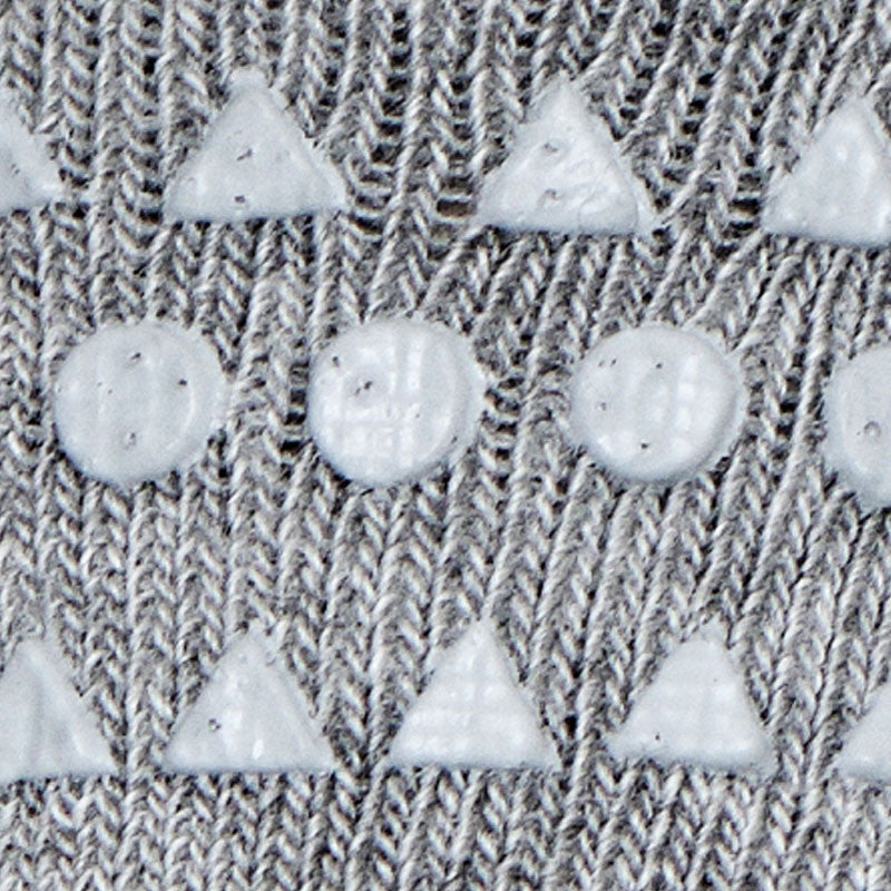 GoBabyGo sklisikre sokker med gummiprikker, grey melange