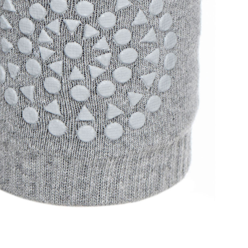 GoBabyGo knebeskyttere m. gummiprikker, grey melange