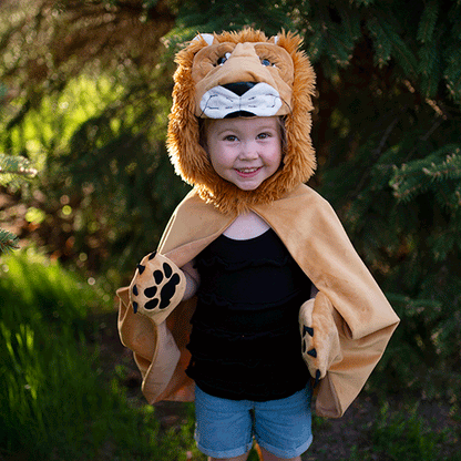 Great Pretenders dyrekostyme til de minste, Woodland Løvekappe - str. 2-3 år