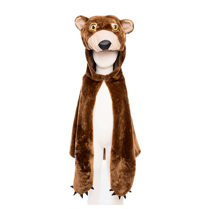 Great Pretenders dyrekostyme til de minste, Woodland bjørnekappe - str. 2-6 år