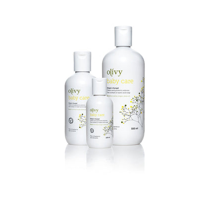 Olivy Baby Care til bleieskift, 100 ml.