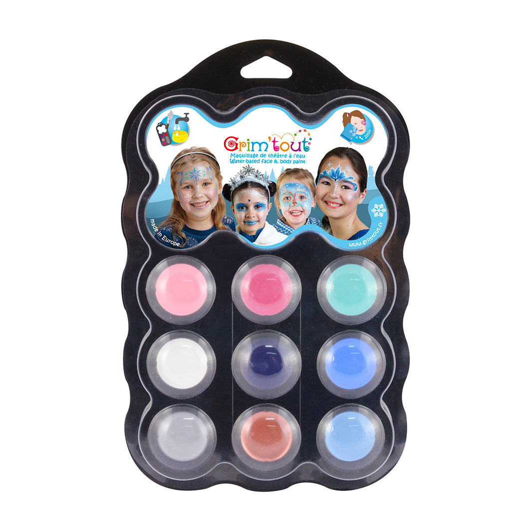 Grim Tout ansiktsmaling, Snowqueen - 9 farger