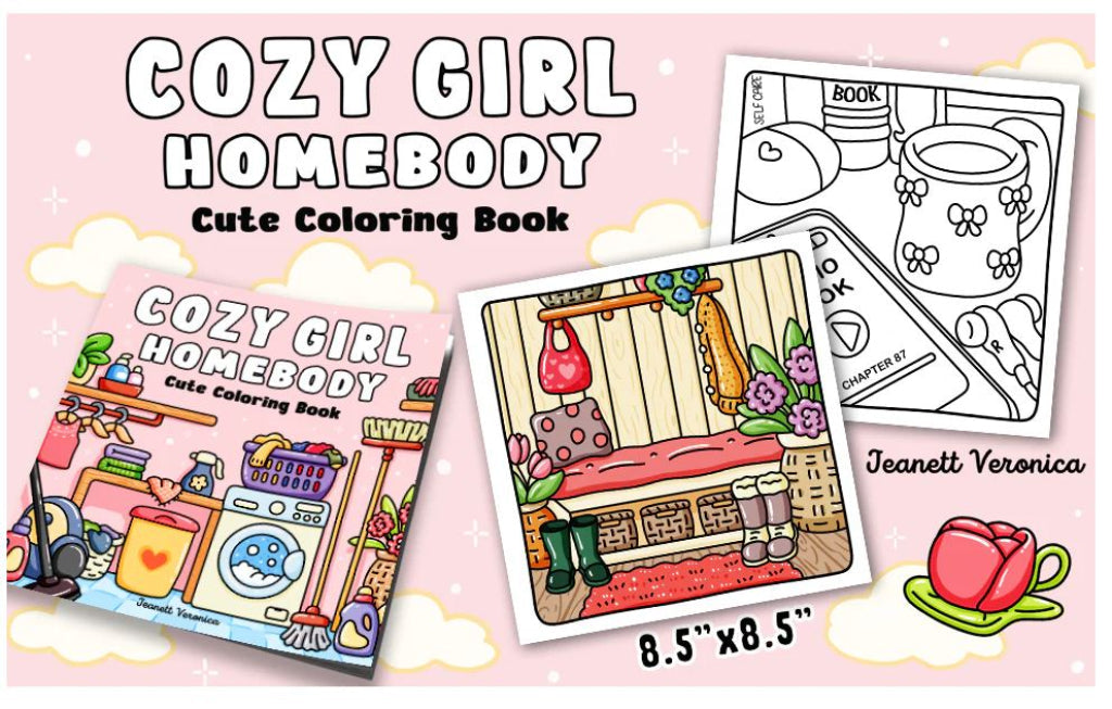 Cozy Girl Homebody, malebok