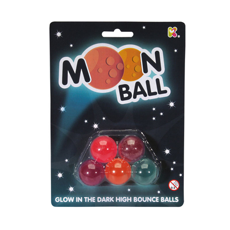 Gummiball, selvlysende - ass. varianter