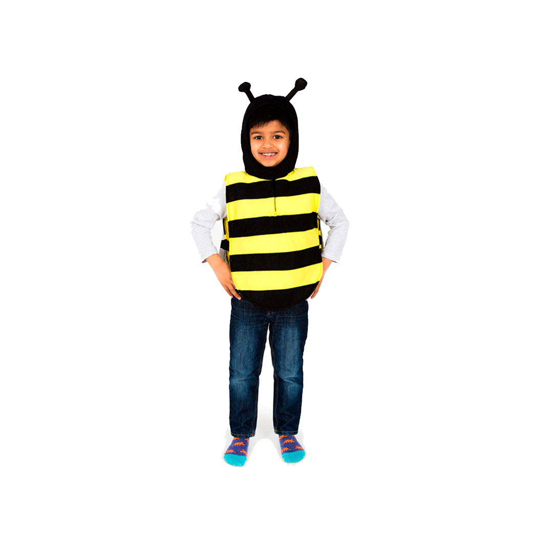 Pretend to bee udklædningstøj, dyrekostume, humlebi - Str. 3-7 år