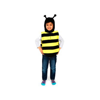 Pretend to bee udklædningstøj, dyrekostume, humlebi - Str. 3-7 år