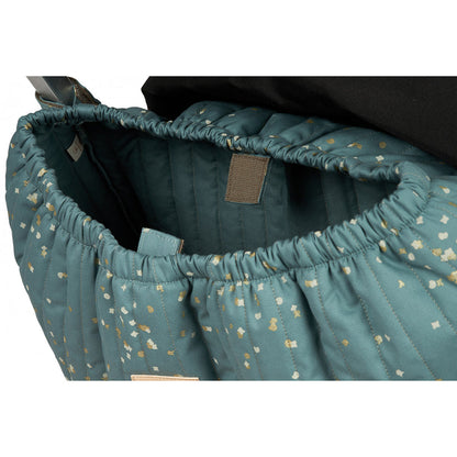 Nobodinoz Hyde Park barnevognsveske, Gullkonfetti/magisk grønn