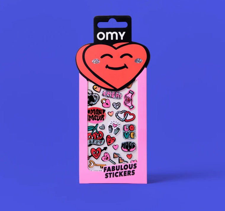 Omy klistermerker, Love