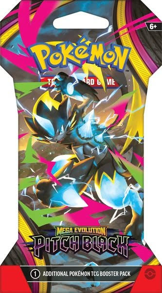 Pokémon Poke ME05 Booster, Pitch Black - 1 pakke
