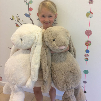 Jellycat bamse, Bashful kanin, beige - 67 cm