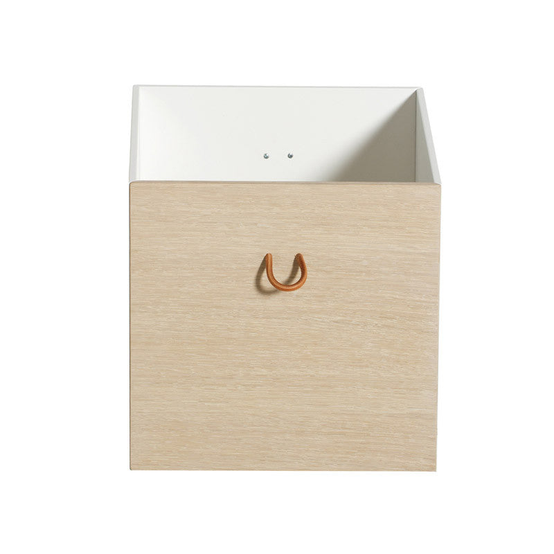 Oliver Furniture Wood kasser, eik/hvit - 3 stk