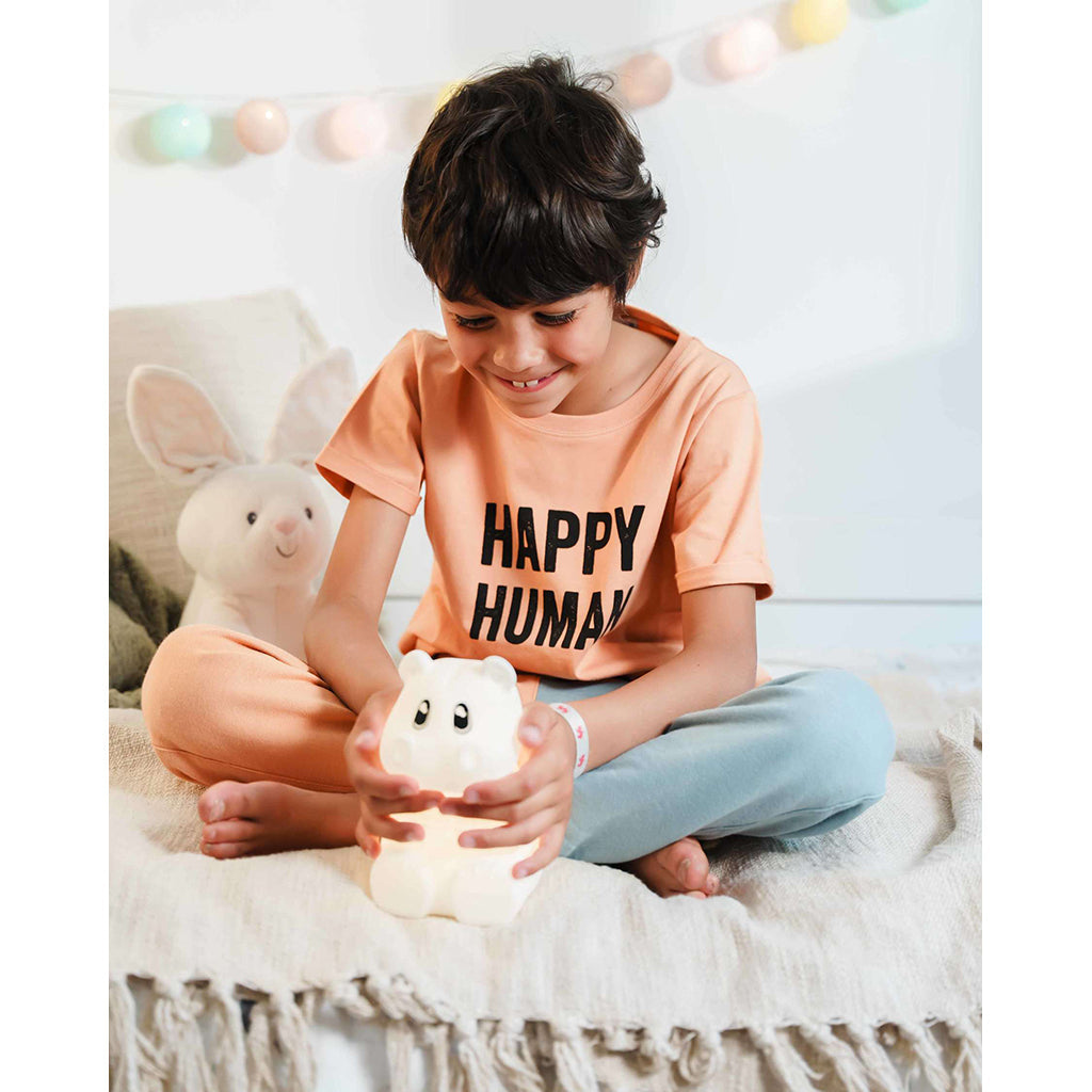 Kidynight, oppladbar nattlampe - Flodhest