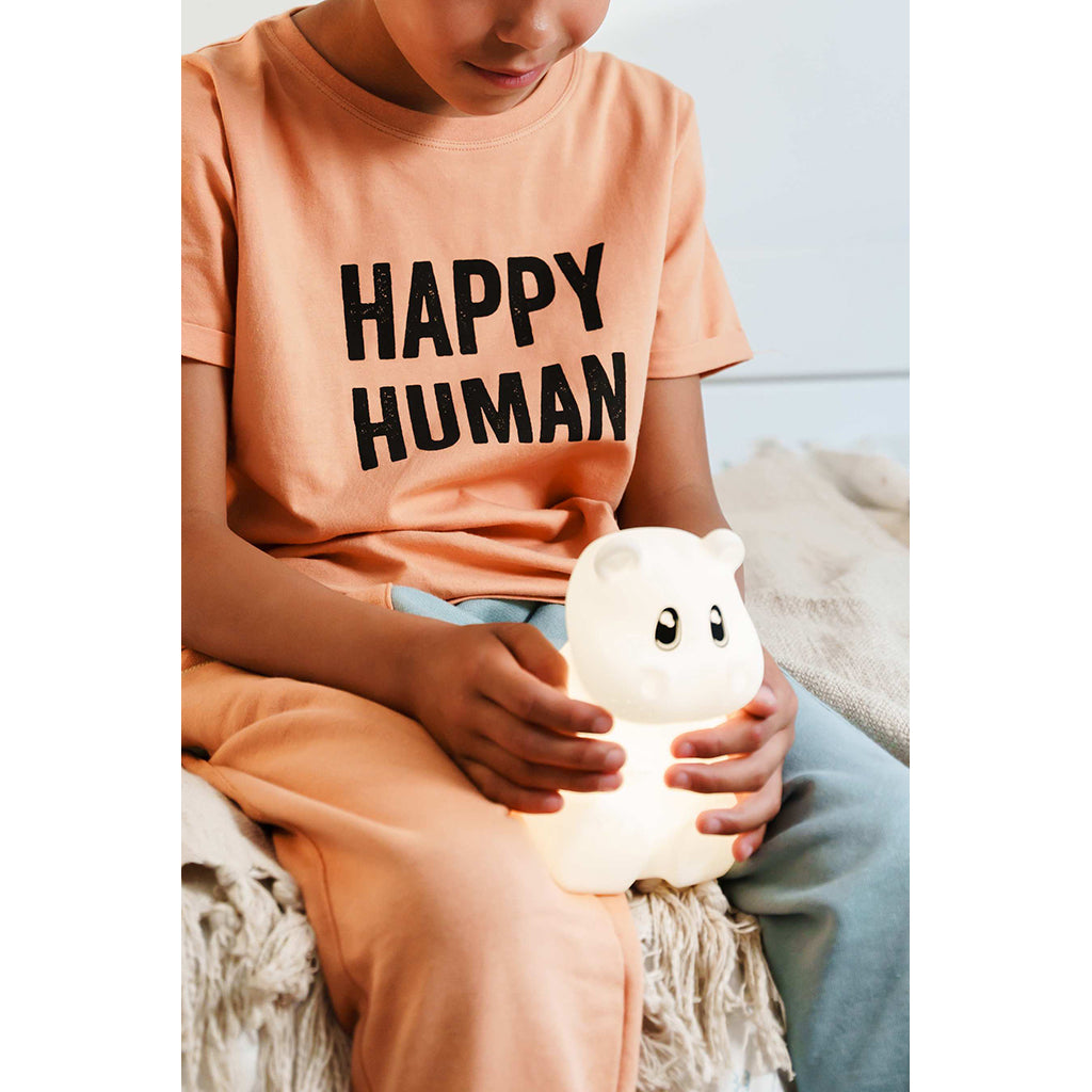 Kidynight, oppladbar nattlampe - Flodhest