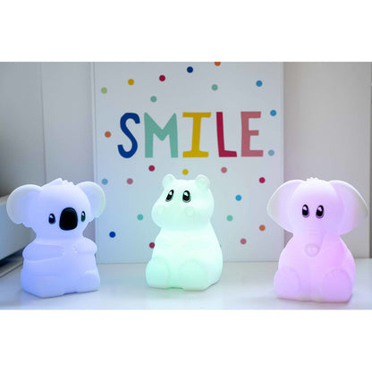 Kidynight, oppladbar nattlampe - Elefant