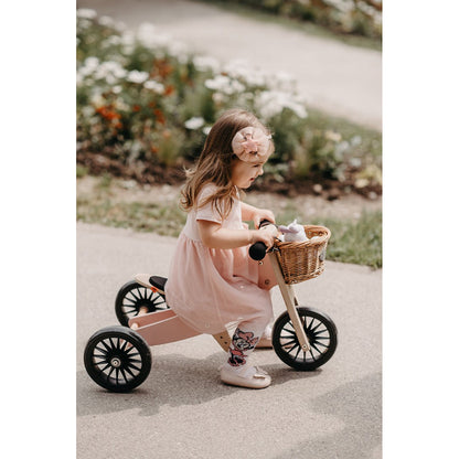Kinderfeets Tiny Tot Plus Rose, 2-i-1 sykkel, Fra 18 mnd. til 4 år