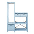 By Aulum Knuden reol m. 3 opbevaringskasser, Himalayan Blue