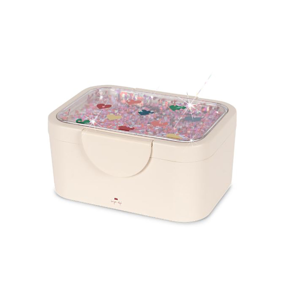 Konges Sløjd Glitter matboks, Bon coeur coloré
