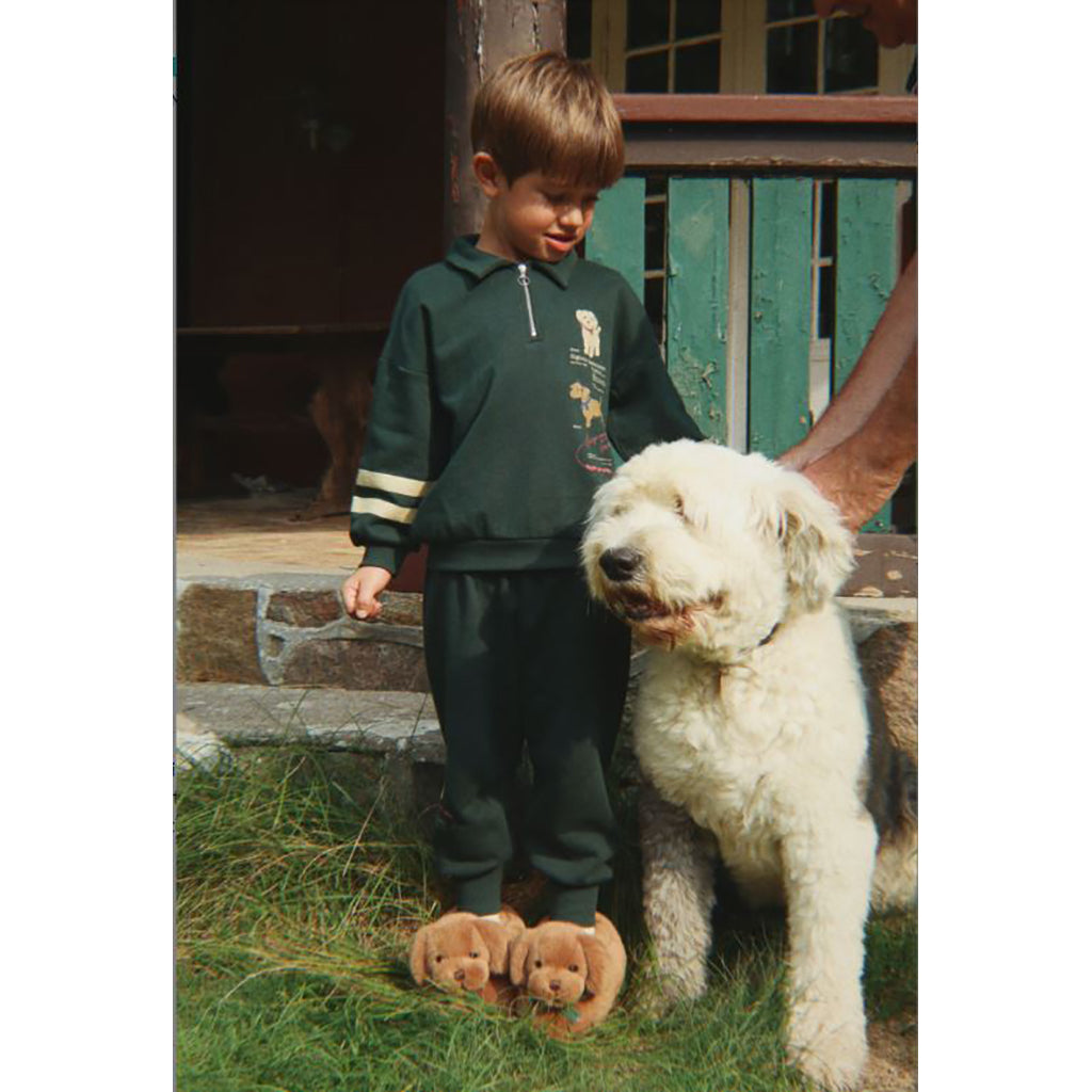 Konges Sløjd Kitty tøfler, Chicory Coffee