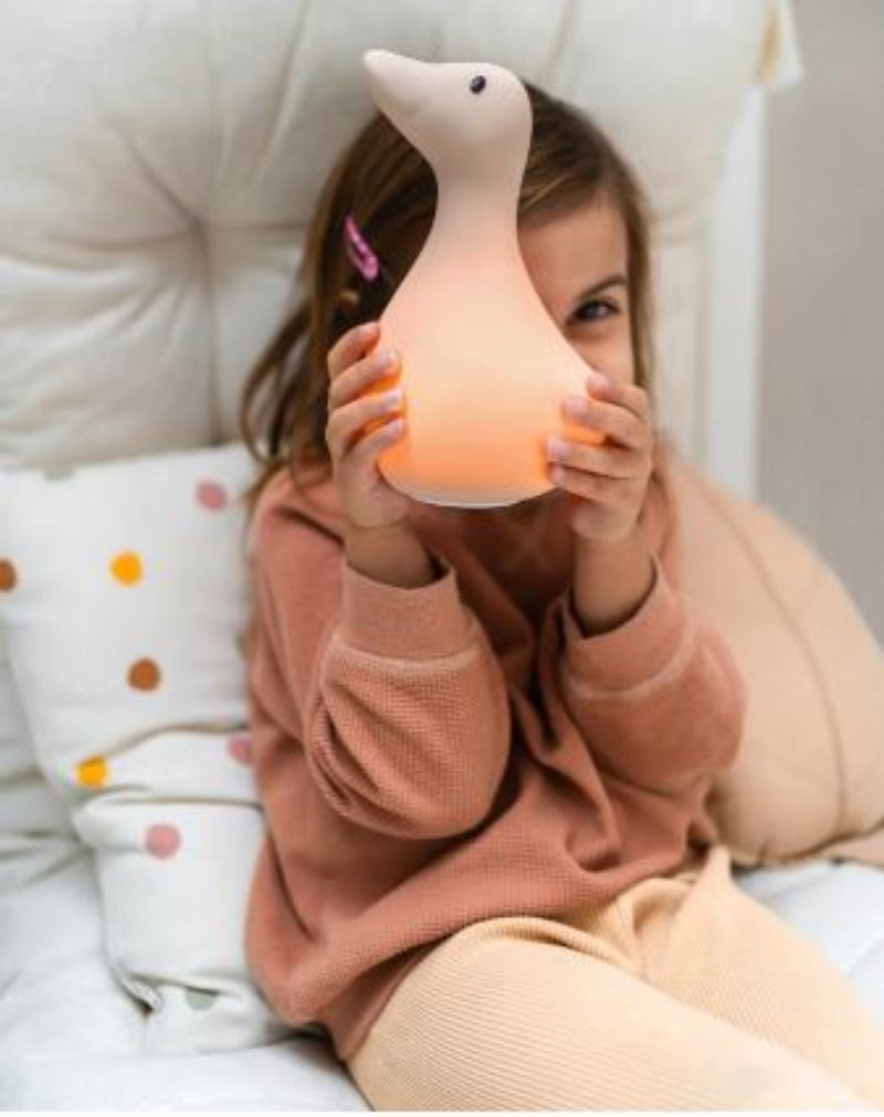 Flow Amsterdam Liva gås nattlampe, beige