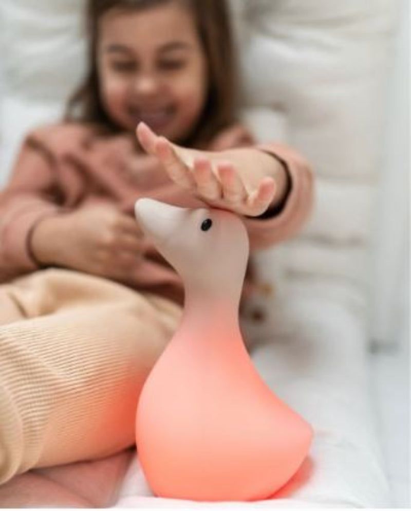 Flow Amsterdam Liva gås nattlampe, beige