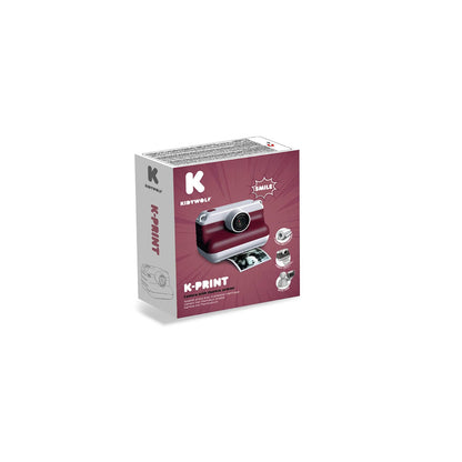 Kidywolf Instant print-kamera for barn, Rød