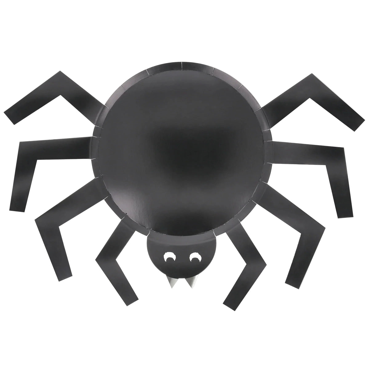 Meri Meri papptallerkener, Halloween, edderkopp - 8 stk.