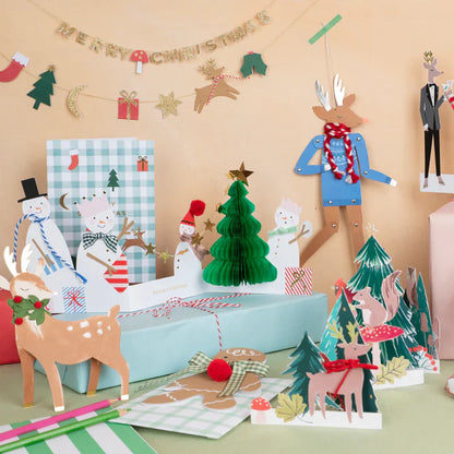 Julesnømannens trekkspillfamilie